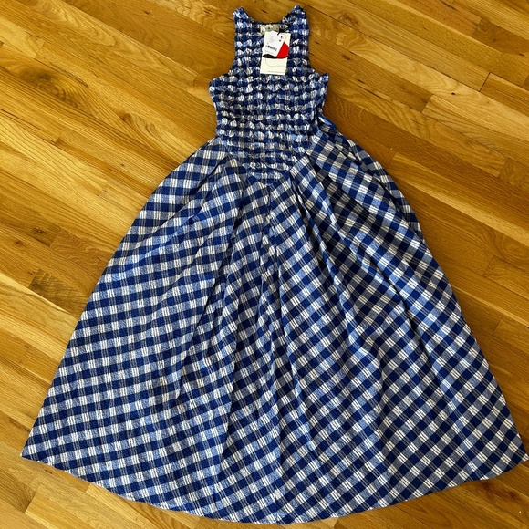 Free People Untitled In Motion Annah Dress XS checkered gingham - Picture 4 of 7
